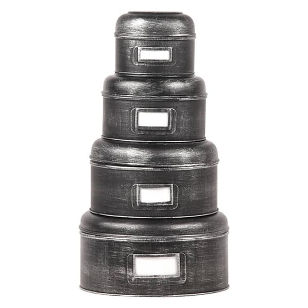 LABEL51 Oppbevaringsboks 25x13 cm XL Svart black