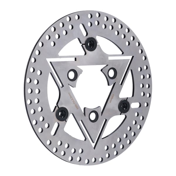 Motorcykelbremseskiver 220 mm/8,7 tommer Rustfrit stål Universal Halvflydende Erstatning til Kawasaki