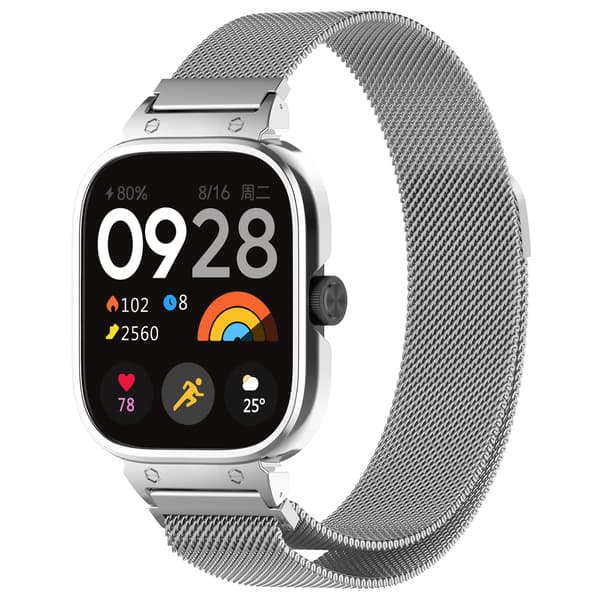 Klockarmband med ram för CMF Watch Pro (D395) Silver