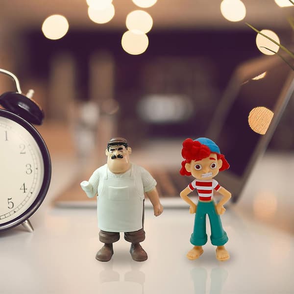Pixar Luca Figur Legesæt Nyt i Æske