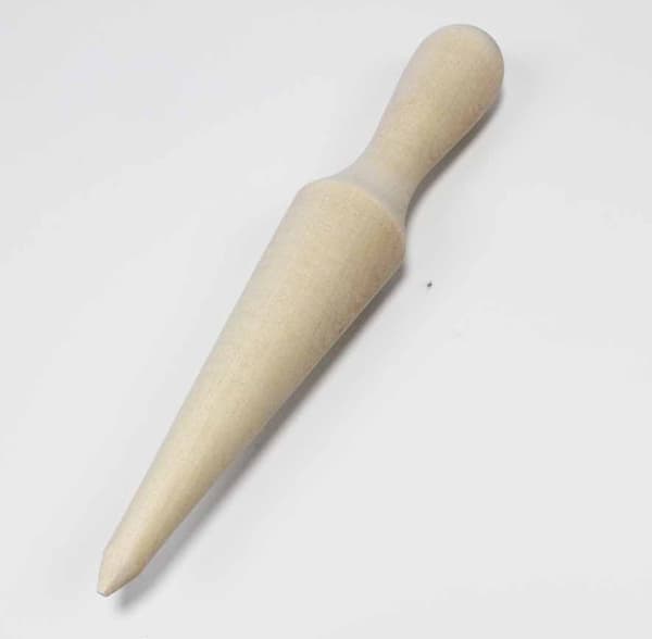 Vaffelrør pind - kageform 22cm Natur beige