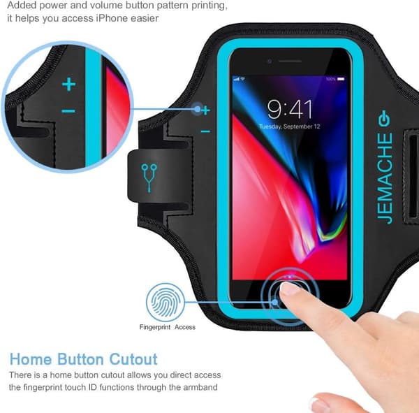 Gym Running Training Sports Bag Phone Holder Armband Protective Case for iPhone 6/8/7 Plus