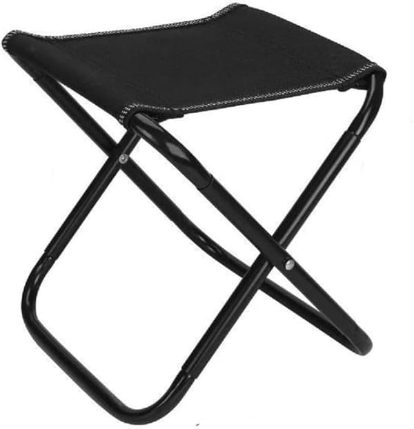 Outdoor Folding Stool, Fällbar Campingpall, Liten och Portabel