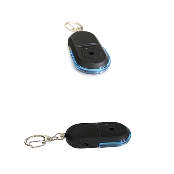 2 stk. Nøgle Anti-tab Enhed Stemmeaktiveret LED Nøglefinder[CO]