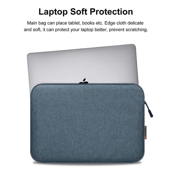 13 tommer laptop-etui med lynlås, taske