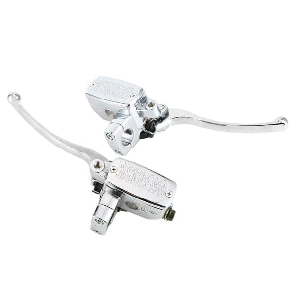Hydraulic Clutch Master Cylinder Lever Pump Silver for Motorcycle ATV with 1 Inch Handlebar