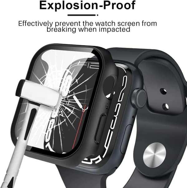 2-pack hårt fodral designat för Apple Watch Series 7/8 45mm