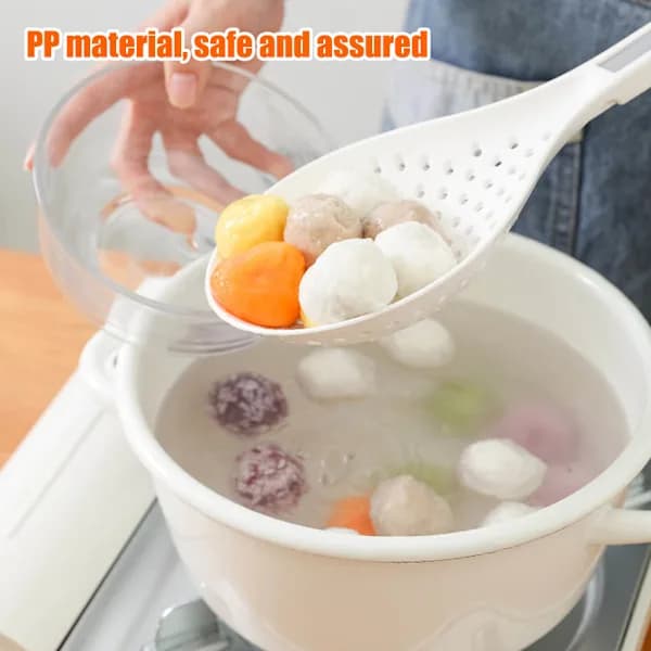 Kitchen Food Strainer Spoon Cooking Colander Multifunctional Kitchen Utensil Skimmer Strainer Spoon