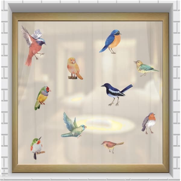 Small Birds Wall Decals Living Room Wall Stickers