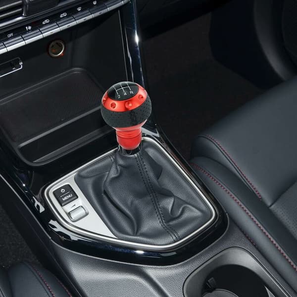 Devenirriche Gear Knob i læder, manuel, 5 gear, 8 mm, 10 mm, 12 mm diameter