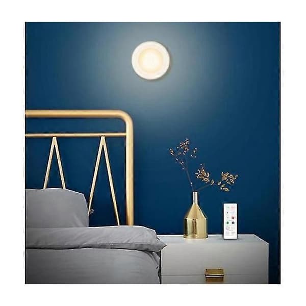 LED-spotlightpakke - 6 elegante spotlights med 2 praktiske fjernkontroller