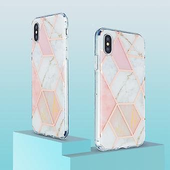 TPU-suojakuori iPhone XS / X:lle (vaaleanpunainen)