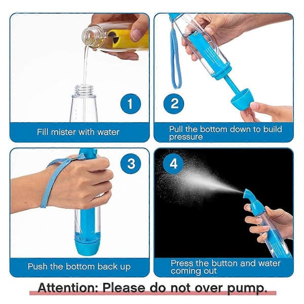Sommar Mister Sprayflaskset Pump Mister Personlig Kylningsenhet [DB]