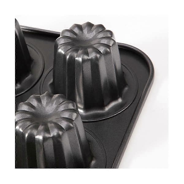 12-hulls Caneléform Kakeform Non-Stick Canelé Muffin Bakeform Cupcakeform for Ovn Baking Pudding
