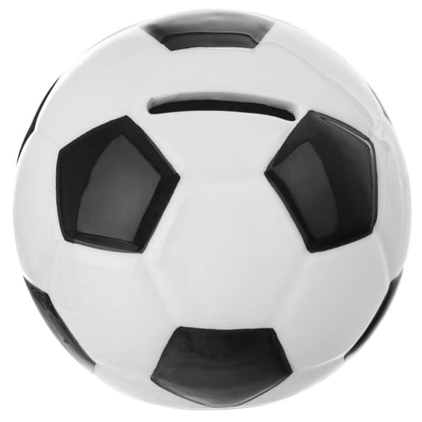 Sparebøsse i form af en fodbold 150