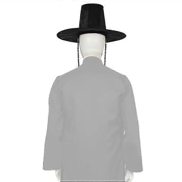 Jinu Hat Dynasty Sorte Halloweenhatte Hunter Jinu Kasket med Perlekæde til Idol Rollespil - Spilhatte Halloween Scene (FMY)