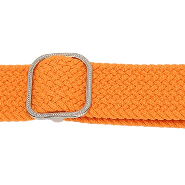 Urrem vævet nylon størrelse justerbar urrem urrem til Garmin Fenix 7S 6S 5S orange