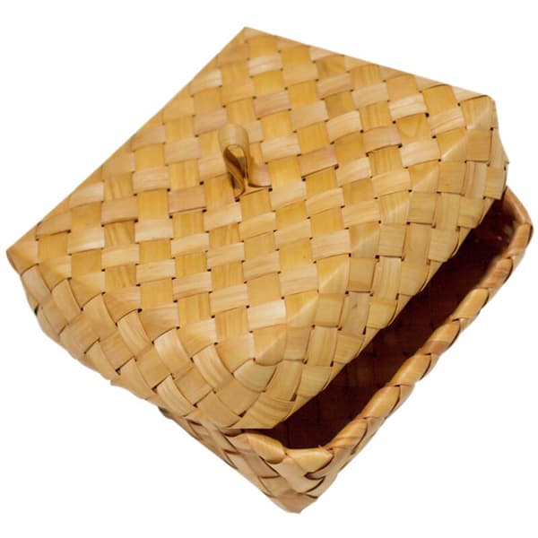 Woven Serving Basket, Round Rattan Fruit Basket, Hand-Woven Serving Basket for Kitchen Table
