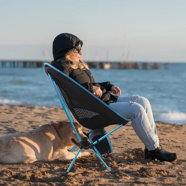 Portable Folding Camping Chair Ultralight Compact Fishing C[co]