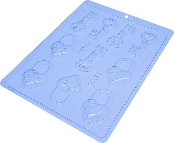 Pralinform Hengelås med Nøkkel - BWB 9751 Transparent transparent