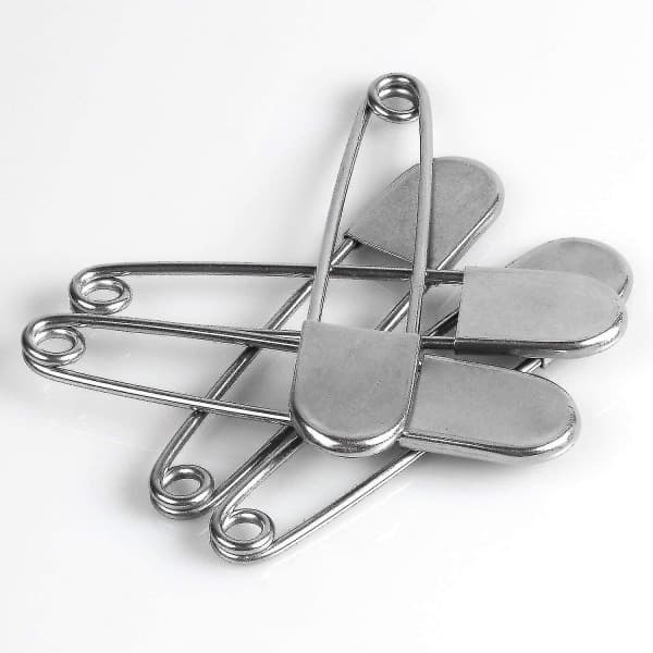 10-pack extra stora säkerhetsnålar Super Heavy Duty Jumbo 5 \" hög kvalitet