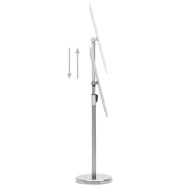 vidaXL Skiltstativ A4 sølv aluminiumslegering Silver silver