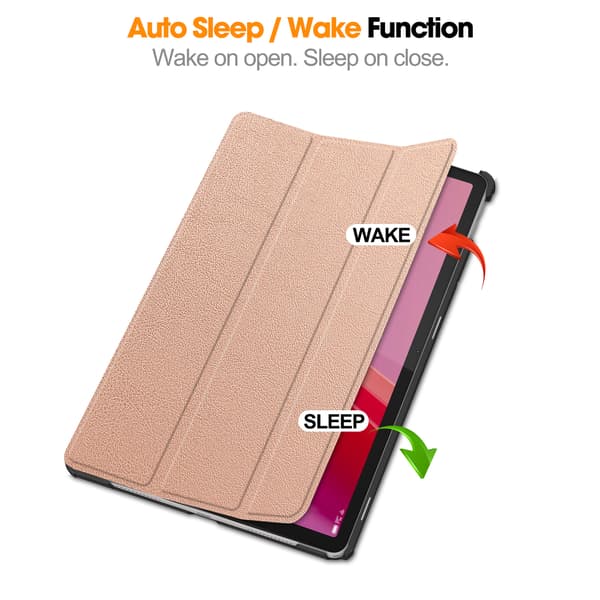 Etui til Lenovo Tab M10 Plus (Gen 3) 10.6 125Fu 2022 anti-fall (Rosegull)
