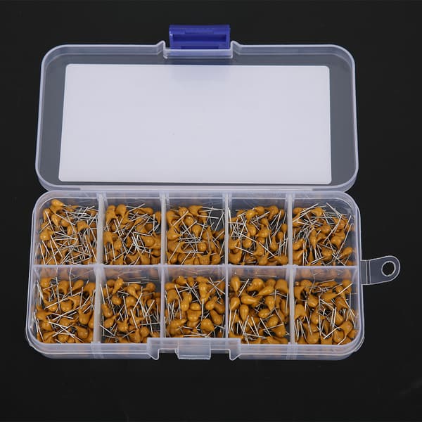 500 stk. keramiske kondensatorer Kit Multilayer Sortiment 0,1uF-10uF Tilbehør Elektroniske komponenter