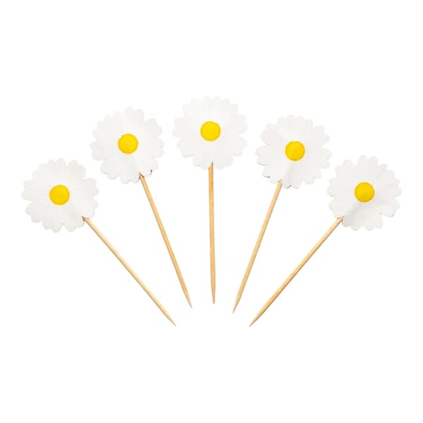 Kagepynt Marguerit 10-pak multifärg multicolor