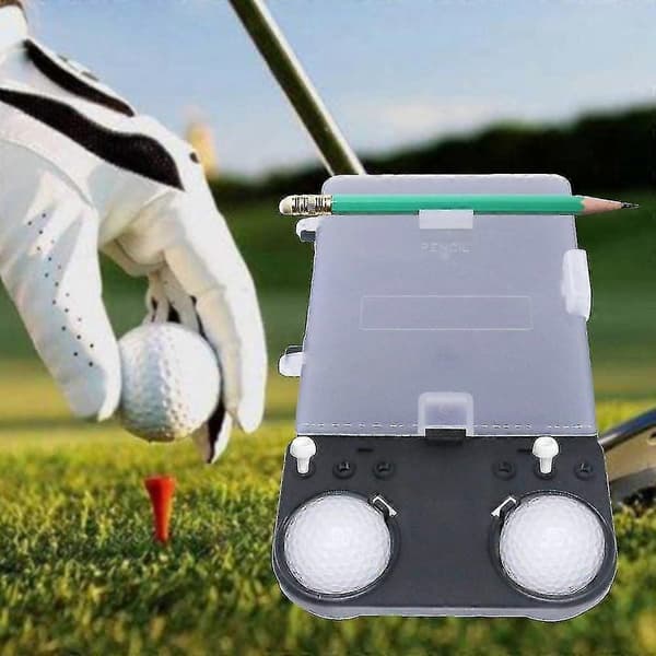 1-delt Golf Scorecardholder Kit Golf Multifunktionel Resultattavle Holder Plade