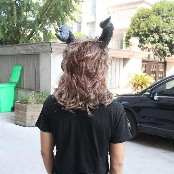 Beast Mask Beast Cosplay Mask with Wig for Adults (FMY)