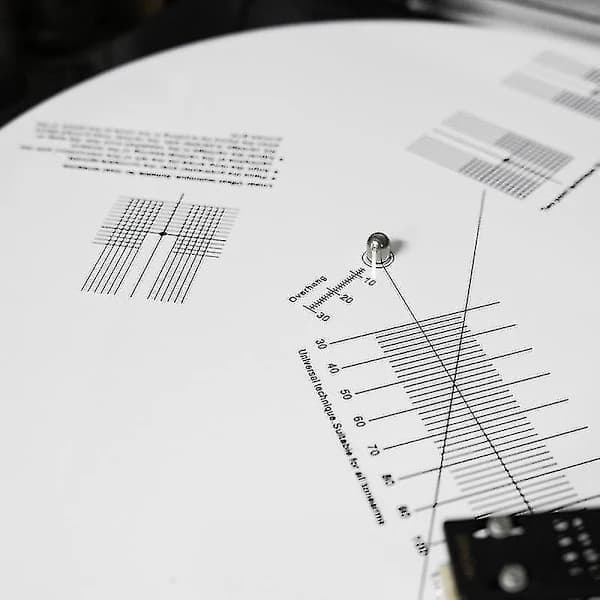 Antiskating kalibreringsskiva Pgraph pickup-justeringsmall Pgraph pickup skivspelare grammofonjustering