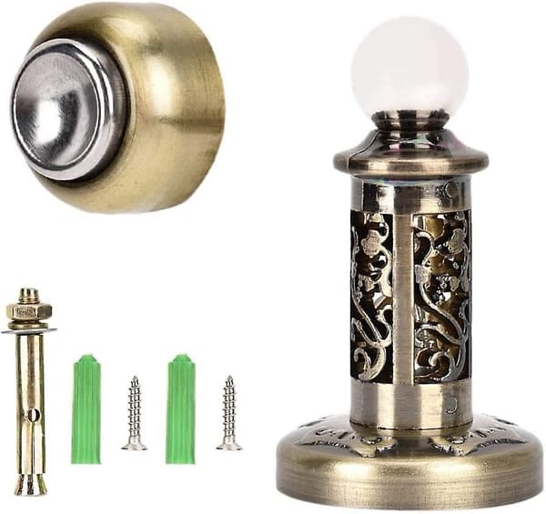 Stark sinklegering magnetisk dørstopper Magnetisk dørstopper Antikk dørgulv sugekoppkrok Magnetisk dørstopper