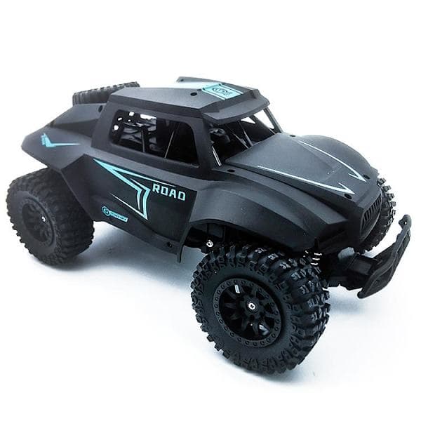 Radiostyret Off-Road Bil / Lastbil - Sort - 30cm Sort
