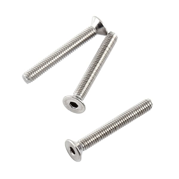 M2.5 A2 Stainless Steel Hex Screws Hex Nuts Flat Head Assorted Kit