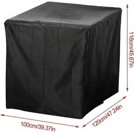 1000L IBC Water Tank Cover - Waterproof UV Protective Cover - Perforated Cutout for Easy Access - Anti-Algae