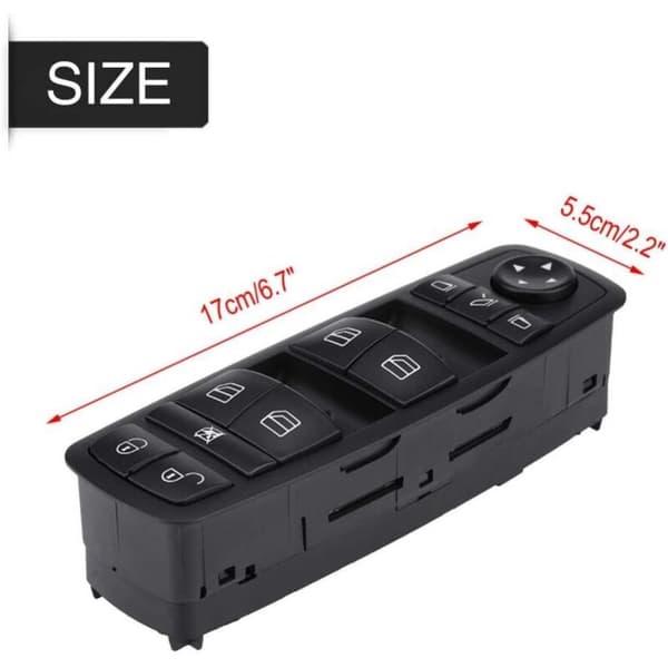 Electric Window Switch, 1698206710 Main Window Control Switch, Power Supply, Push Button Switch for W169 Class A W245