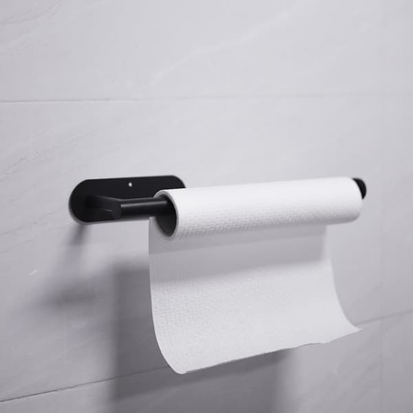 Papirhåndklæderulleholder - Papirhåndklædeholder under skab til køkken, badeværelse, vægmonteret papirhåndklædeholder i rustfrit stål