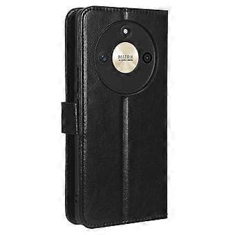 For Honor X50 Leather Phone Stand Case Scratch-Protective Mobile Phone Cover Wallet Case (Style A)
