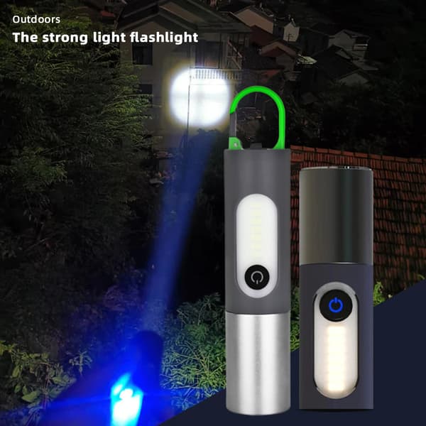 Rechargeable LED Flashlight with Hook - Emergency Flashlight for Camping and Hiking - FA-GT-10 (1800mAh) GT-10 (1800mAh)