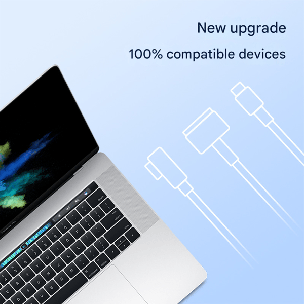 45W Macbook Pro-lader - Erstatningslader 45W L-tip Macbook for eldre Macbook Pro 13-tommer - (FMY) 45W 45W T-hode-kabel 45W T head line