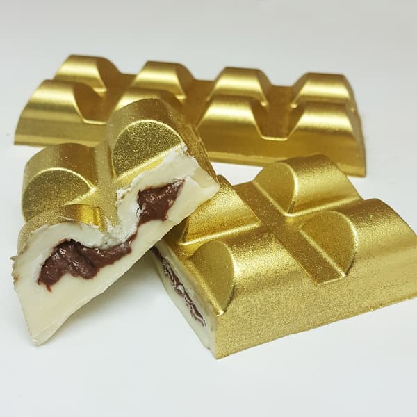 Pralineform Chokoladeblok Chokoladeform - BWB 9697 - Special 3-delt form Transparent transparent
