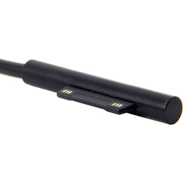 Type-C USB-C DC 15V hunn til Surface Pro3 Pro4 Pro5 Pro6 Book Pro ladekabel svart