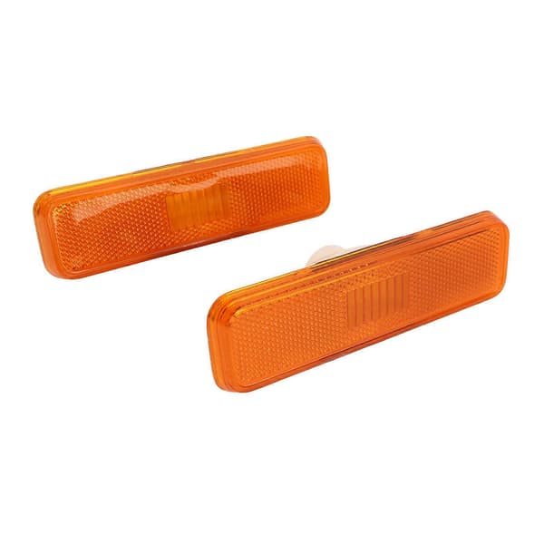 2x Forreste sidemarkeringslys, kompatible med Dodge Aspen 1976-1979, rav-FY-
