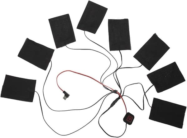 Talvilämmitin metallikuituliivi USB-lämmityslevyt sähkölämmitys