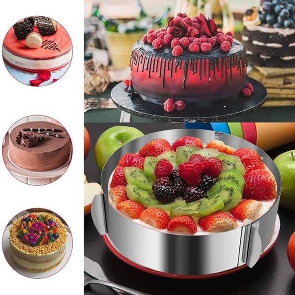 Kakeform og acetatplater for baking, 6-12 tommer 8 cm KLB