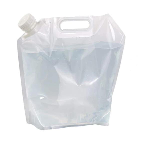 Sammenklappelig vandbeholder, drikkevandsbeholder sammenklappelig 5L Blå Hvid 1 White 1