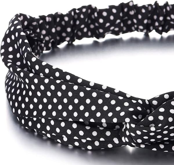Boho Gypsy Hippie Prikket Hårmosaik Kryds Turban Hovedbånd Hår