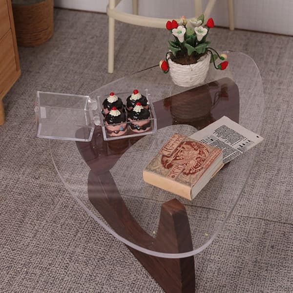 1:6 Miniature Coffee Table Side Table Tea Table Cake Dessert Furniture Kitchen Model Life Scene Toy A