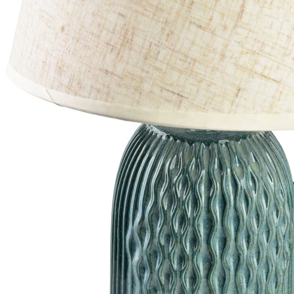 Bordlampe keramikk MONDEX LETI 9,5x20x29 cm grå 1 stk